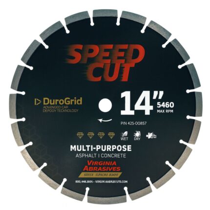 concrete speed cut with durogrid diamond blades