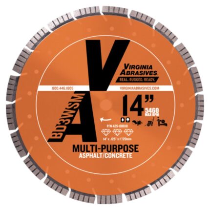 SAWS Asphalt & Concrete Multi Purpose BD Basic Diamond Virginia Abrasives