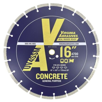 SAWS General Purpose Concrete Ultra Value for High Speed Saws Virginia Abrasives