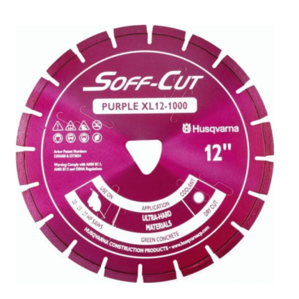 Soff Cut Excel 1000 Series Purple Husqvarna Diamond Blade