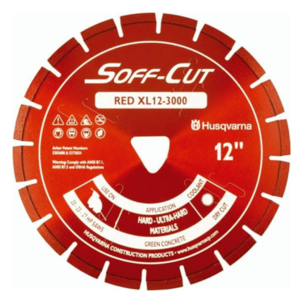 Soff Cut Excel 3000 Series Red Husqvarna Diamond Blade
