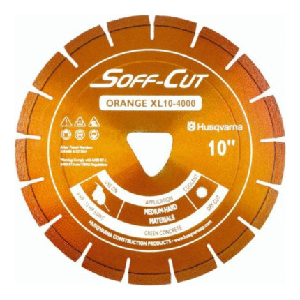 Soff Cut Excel 4000 Series Orange Husqvarna Diamond Blade