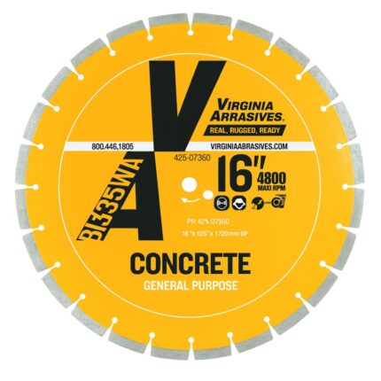 general purpose concrete bd for high speed saws